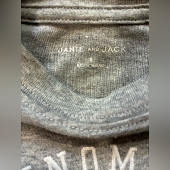 NWT- Janie and Jack Dinomite' T-Shirt with Dinosaur Graphic - Picture 5 of 5